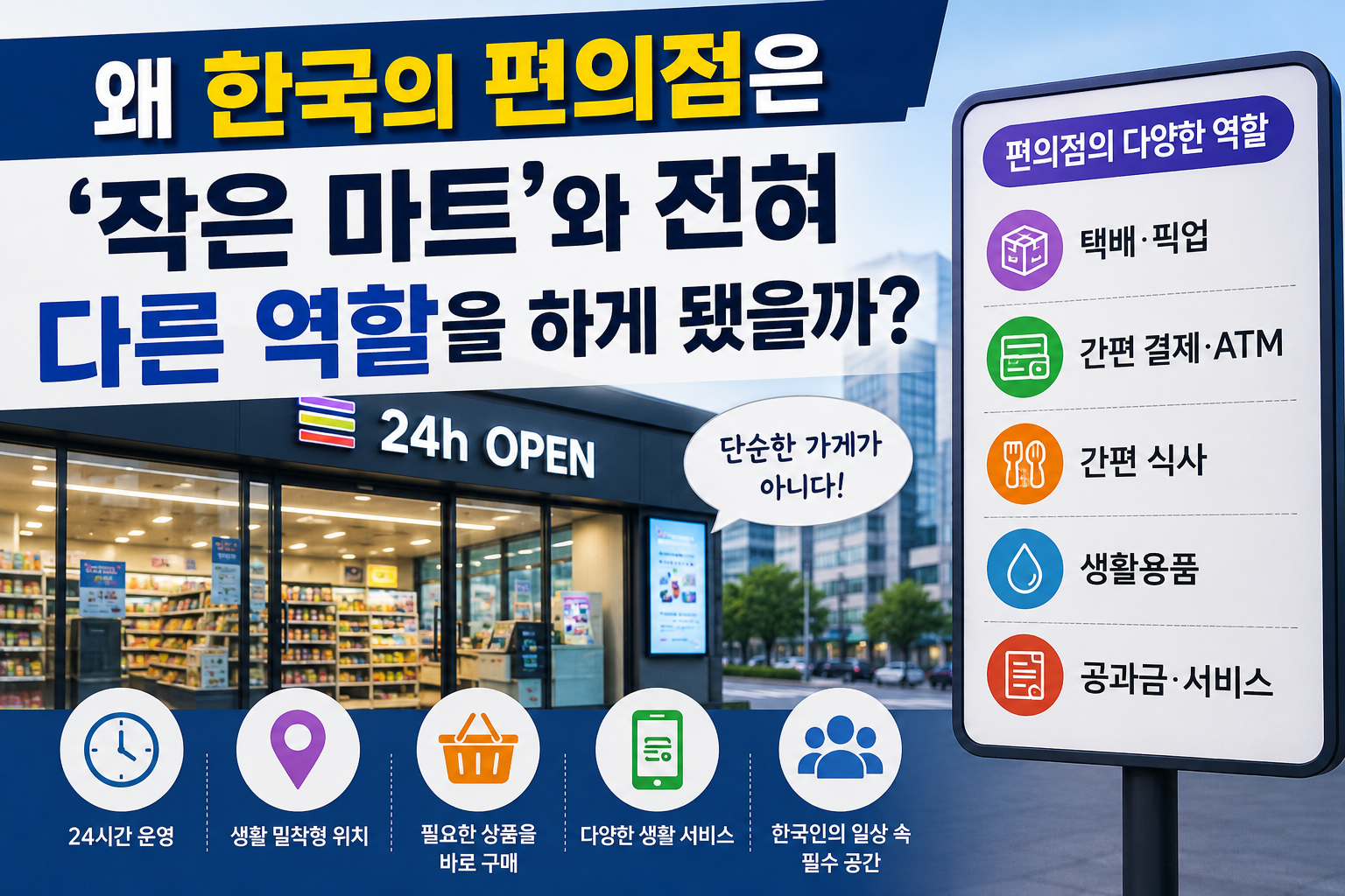 한국 편의점의 생활서비스